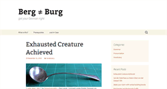 Desktop Screenshot of bergburg.net