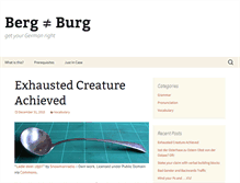 Tablet Screenshot of bergburg.net